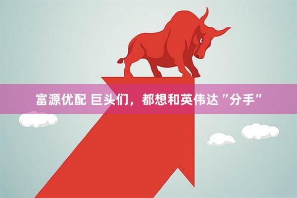 富源优配 巨头们，都想和英伟达“分手”