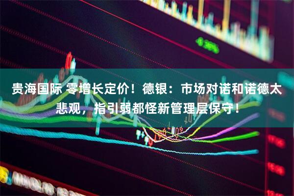 贵海国际 零增长定价！德银：市场对诺和诺德太悲观，指引弱都怪新管理层保守！