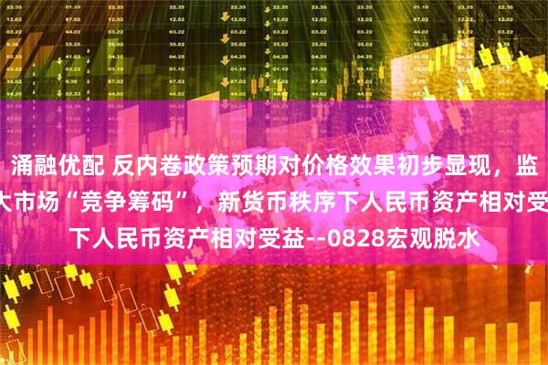 涌融优配 反内卷政策预期对价格效果初步显现，监管明确性正成为各大市场“竞争筹码”，新货币秩序下人民币资产相对受益--0828宏观脱水