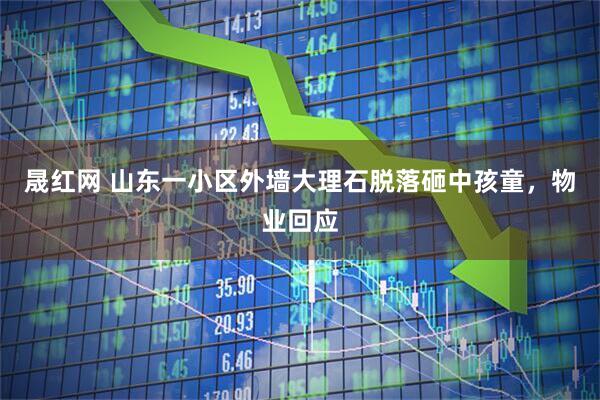 晟红网 山东一小区外墙大理石脱落砸中孩童，物业回应