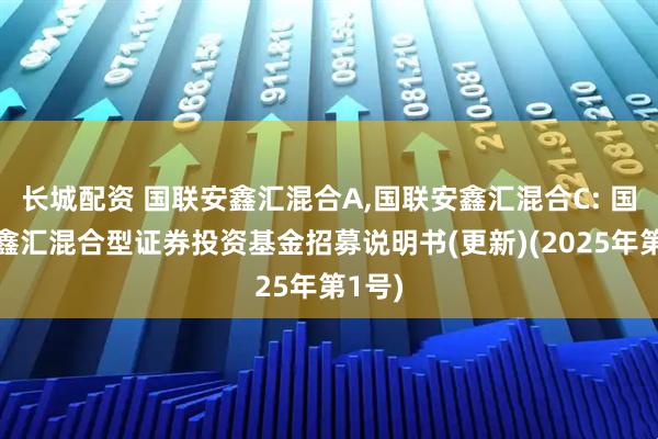 长城配资 国联安鑫汇混合A,国联安鑫汇混合C: 国联安鑫汇混合型证券投资基金招募说明书(更新)(2025年第1号)
